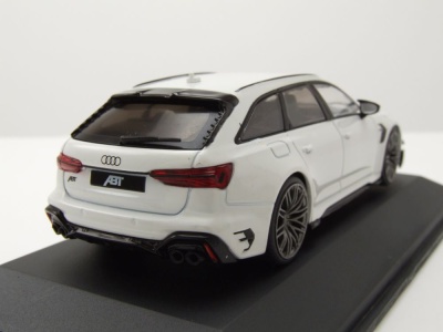 Audi Abt RS6-R Avant Kombi 2022 weiß Modellauto...