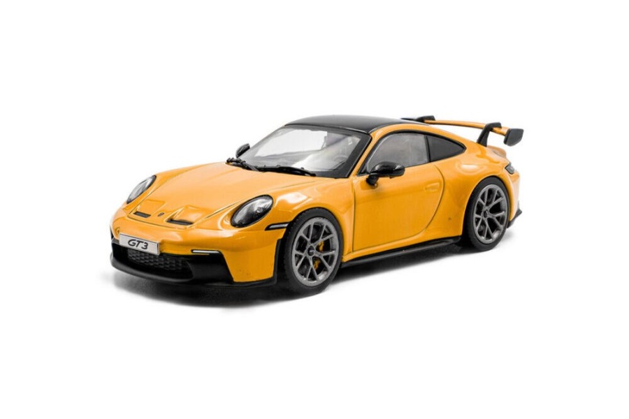 Porsche 911 (992) GT3 2023 gelb Modellauto 1:43 Solido