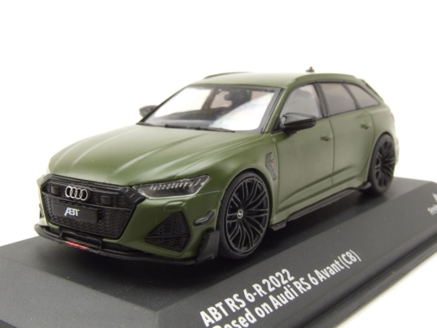 Modellauto Audi Abt RS6-R Avant Kombi 2021 olivgrün 1:43 Solido bei