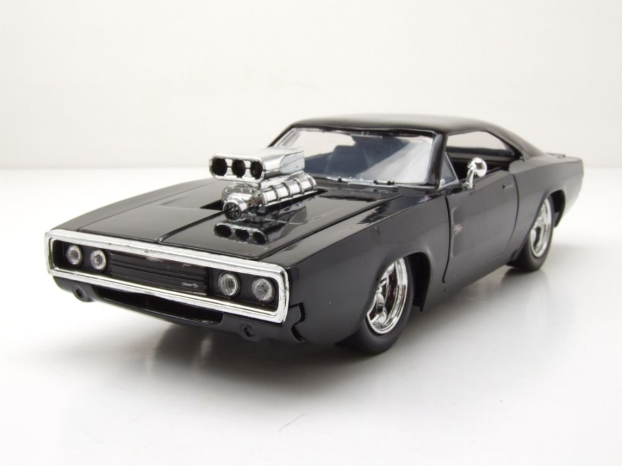 Dodge Charger R/T 1970 schwarz Fast & Furious Modellauto 1:24 Jada Toys