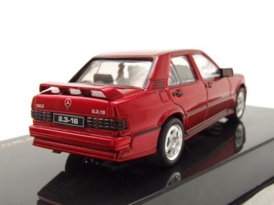 Mercedes 190 E 2.3 16V W201 Custom 1984 rot Modellauto...