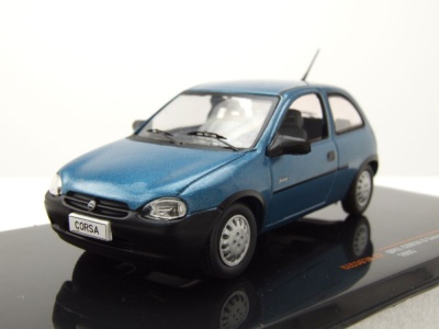 Opel Corsa B Swing 1995 blau metallic Modellauto 1:43 ixo...