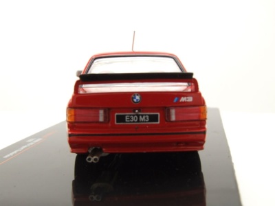 BMW M3 E30 1990 rot Modellauto 1:43 ixo models