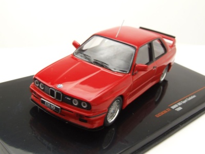 BMW M3 E30 1990 rot Modellauto 1:43 ixo models