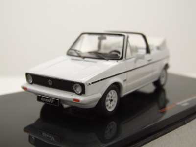 VW Golf 1 Cabrio 1981 weiß Modellauto 1:43 ixo models