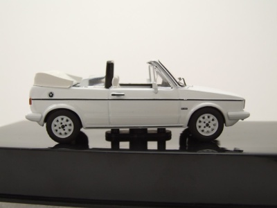 VW Golf 1 Cabrio 1981 weiß Modellauto 1:43 ixo models