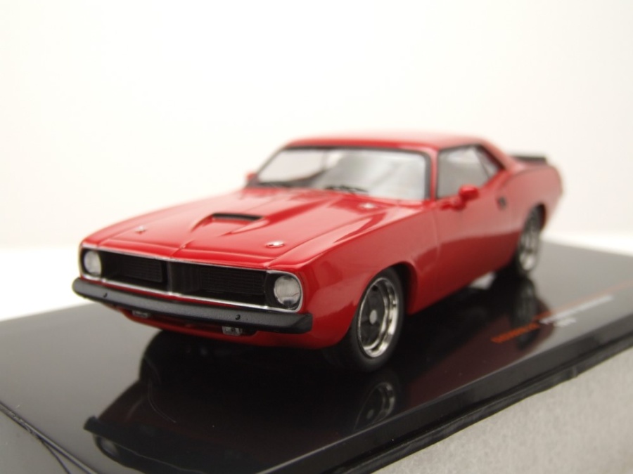 Plymouth Barracuda 1970 rot Modellauto 1:43 ixo models