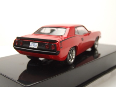 Plymouth Barracuda 1970 rot Modellauto 1:43 ixo models