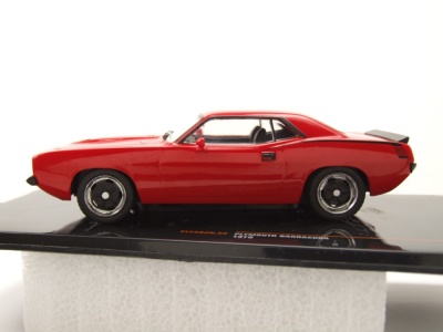 Plymouth Barracuda 1970 rot Modellauto 1:43 ixo models