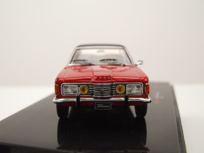 Ford Taunus GXL 1973 rot schwarz Modellauto 1:43 ixo models