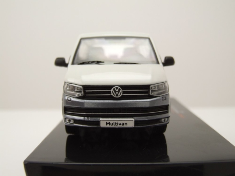 Miniature Volkswagen T6 Multivan 2015 - IXO 1/43 - Rouge Et Blanc - Neuf