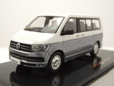 VW T6 Bus Multivan 2017 weiß grau Modellauto 1:43...