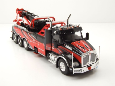 Kenworth T880 Abschlepper 2018 schwarz rot Modellauto 1:43 ixo models