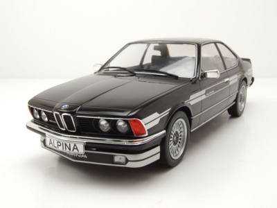 BMW Alpina B7 Turbo 1980 schwarz Modellauto 1:18 MCG