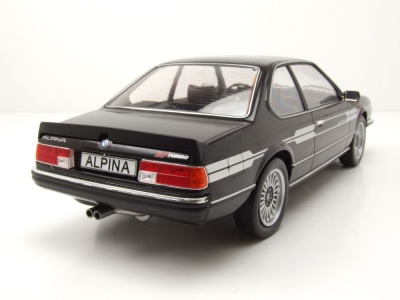 BMW Alpina B7 Turbo 1980 schwarz Modellauto 1:18 MCG