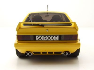 VW Scirocco Rieger GTO 1980 gelb Modellauto 1:18 MCG