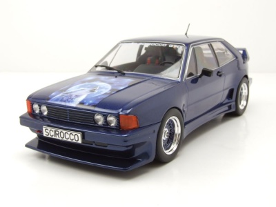 VW Scirocco Rieger GTO 1980 dunkelblau Modellauto 1:18 MCG