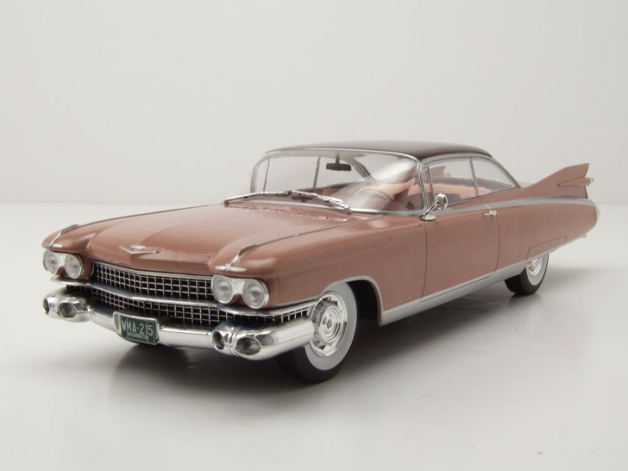 Modellauto Cadillac Eldorado Seville Coupe 1959 hellrosa metallic