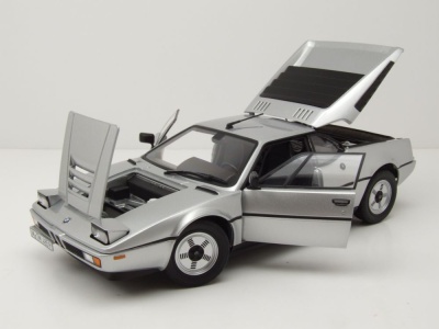 BMW M1 1980 silber Modellauto 1:18 Norev