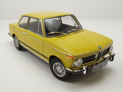 BMW 2002 Tii 1972 gelb Modellauto 1:18 Kyosho