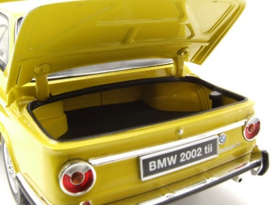 BMW 2002 Tii 1972 gelb Modellauto 1:18 Kyosho