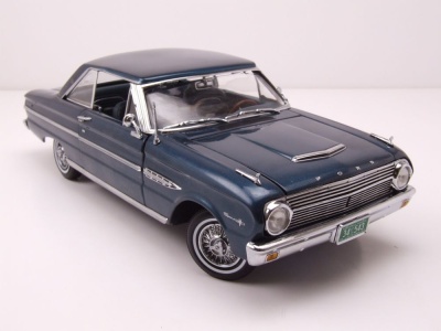 Ford Falcon Hardtop 1963 dunkelblau Modellauto 1:18 Sun Star