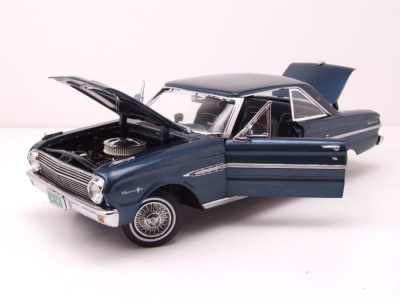 Ford Falcon Hardtop 1963 dunkelblau Modellauto 1:18 Sun Star