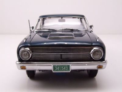 Ford Falcon Hardtop 1963 dunkelblau Modellauto 1:18 Sun Star