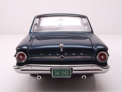 Ford Falcon Hardtop 1963 dunkelblau Modellauto 1:18 Sun Star