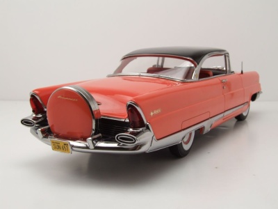 Lincoln Premiere 1956 coral schwarz Modellauto 1:18 Sun Star