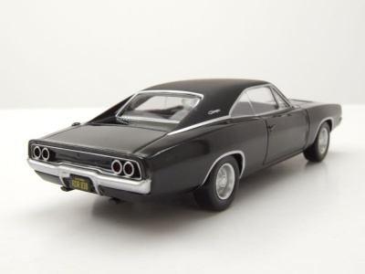 Dodge Charger 1968 schwarz Bullitt Modellauto 1:43 Norev