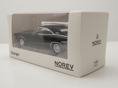 Dodge Charger 1968 schwarz Bullitt Modellauto 1:43 Norev