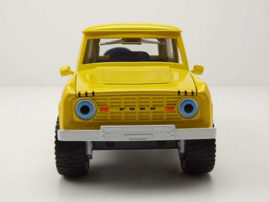Jada Toys Ford Bronco 1973 Mit Groot Figur – Marvel Lizenz, 1:32 Maßstab, Aus Metall, Türen öffnen