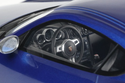 Porsche Cayman R 2012 blau metallic Modellauto 1:18 GT Spirit