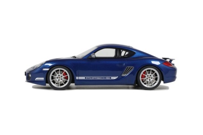 Porsche Cayman R 2012 blau metallic Modellauto 1:18 GT Spirit