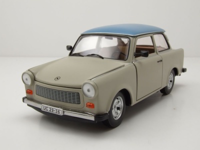 Trabant 601 beige hellblau Modellauto 1:18 Sun Star