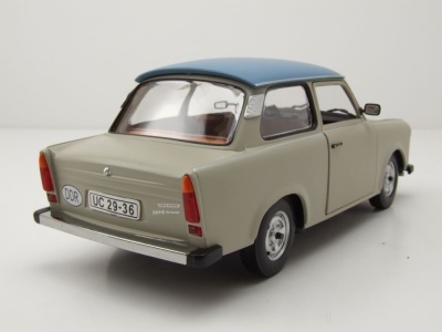 Trabant 601 beige hellblau Modellauto 1:18 Sun Star