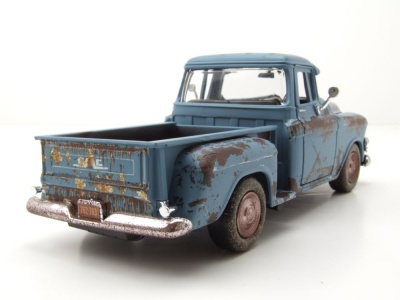 GMC Blue Chip Pick Up 1955 blau verwittert Modellauto...