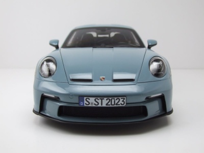 Porsche 911 S/T 2023 meissen blau Modellauto 1:12 Norev
