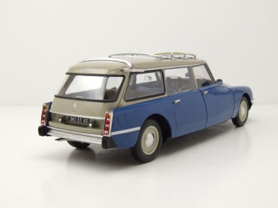 Citroen DS 21 Break Kombi 1970 blau Modellauto 1:18 Norev