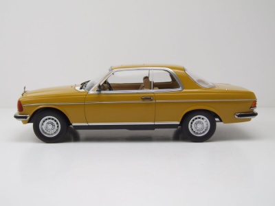 Mercedes 280 CE W123 Coupe 1980 gelb Modellauto 1:18 Norev