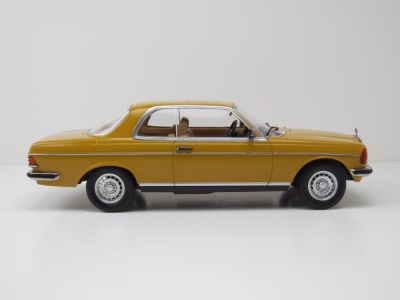 Mercedes 280 CE W123 Coupe 1980 gelb Modellauto 1:18 Norev