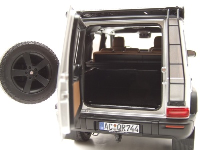 Mercedes G-Klasse G-Modell 2024 silber schwarz Modellauto 1:18 Norev