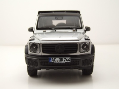 Mercedes G-Klasse G-Modell 2024 silber schwarz Modellauto 1:18 Norev