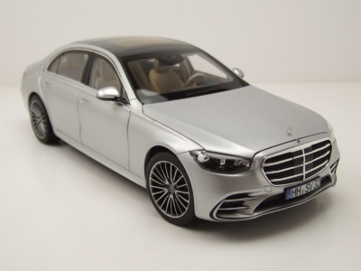 Mercedes S-Klasse AMG 2021 silber Modellauto 1:18 Norev