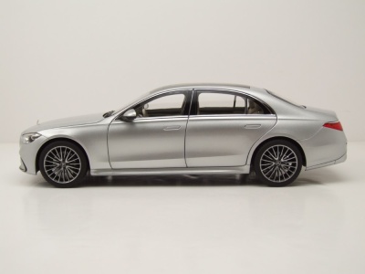 Mercedes S-Klasse AMG 2021 silber Modellauto 1:18 Norev