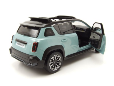 Renault 4 E-Tech 100% Electric 2025 hellgrün schwarz Modellauto 1:18 Norev