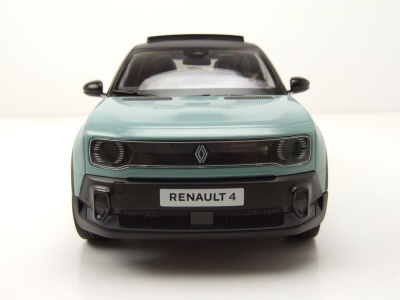 Renault 4 E-Tech 100% Electric 2025 hellgrün schwarz Modellauto 1:18 Norev