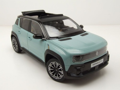 Renault 4 E-Tech 100% Electric 2025 hellgrün schwarz Modellauto 1:18 Norev