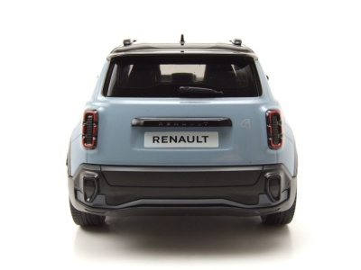 Renault 4 E-Tech 100% Electric 2025 hellblau schwarz Modellauto 1:18 Norev